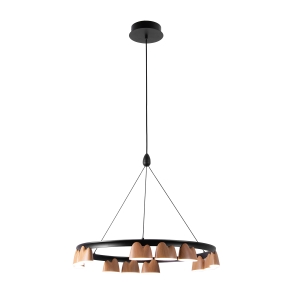 4266-12P, подвесная люстра, D600xH250/1610, LEDx55W, 2400LM, 4000K, included