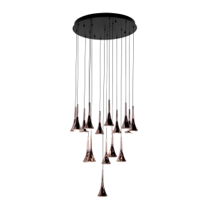 4292-16P, подвесная люстра, D600xH1500/1770, 16xLEDx4W, 6400LM, 4000K, included