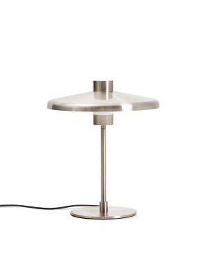 Настольная лампа Nuvira из светло-серого металла