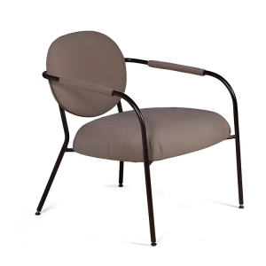 Лаунж кресло EGO, велюр коричневый