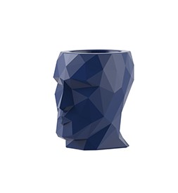 Кашпо Adan Nano матовое синее от интернет-магазина IDODOM.RU