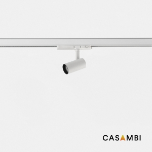 Трековый светильник Fost Белый Ø50 15W 20° 3000K CRI90 Casambi