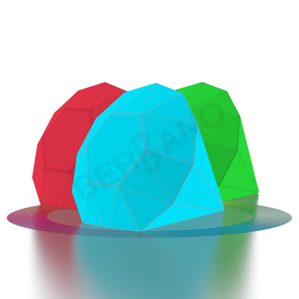 Светильник Diamond 68 белого цвета RGB