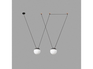 Подвесной светильник MINE SPACE серый OSCURO 2 LUCES PERSONALIZADO