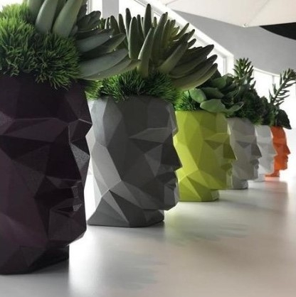 Кашпо Adan Nano матовое бронзовое от интернет-магазина IDODOM.RU