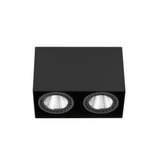 Потолочный светильник Teko 2 черный LED 34-48W P.WHITE 3100K 56є