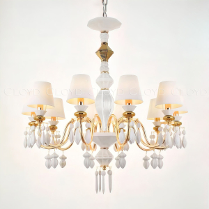 Люстра Cloyd LOTTIE-C C10 / Ø80 см- белая керамика (арт.11244)