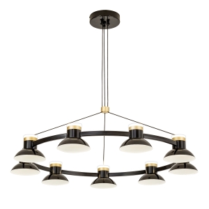 4516-9P, подвесная люстра, D880xH300/1800, 9xLEDx10W, 7200LM, 4000K, included