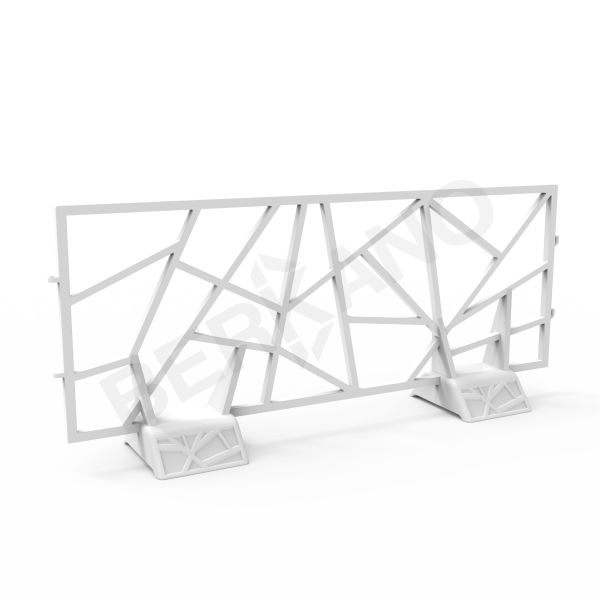 Секционное ограждение BERKANO белого цвета