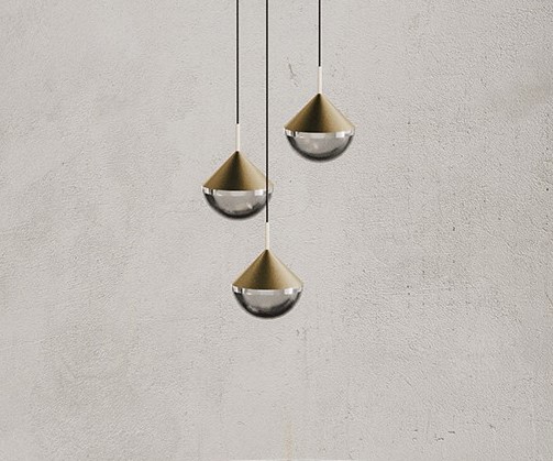 Подвесной светильник Nino латунный от интернет-магазина IDODOM.RU