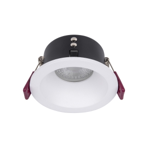 4528-1C, врезной светильник, D87xH44, cutout:D75, 1xGU10x35W, IP44, excluded