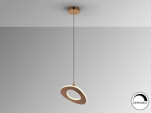 Mirena Люстра 1L розовое золото