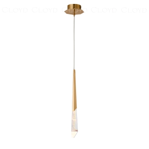 Подвесной светильник Cloyd GRENGAM P1 / Ø5 см - латунь (арт.11530)