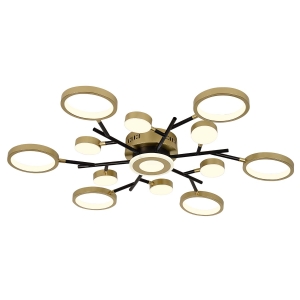 4686-13C, потолочный светильник, D880xH80, LEDx140W/70W/70W, 7540/3840/3750LM, 4000/6500/3500K, included, remote control