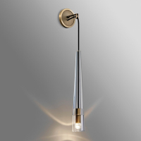 Бра Cloyd YARM W1 / выс. 66 см - латунь (арт.20198)