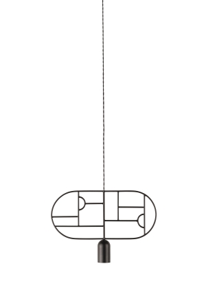 Подвесной светильник Wooden Dots WD03 graphite