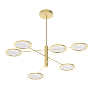 4374-6P, подвесная люстра, D1200xH770, 6xLEDx9W, 3240LM, 4000K, CRI>90, included