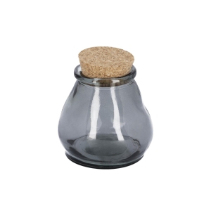 Маленькая банка Rohan синее стекло