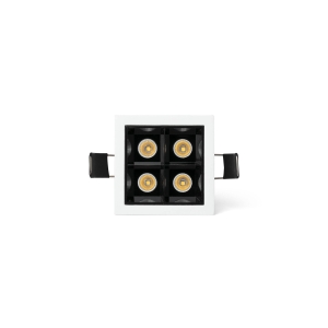 Встраиваемый светильник TROOP 4x2W бело-черный 48є 3000K CRI90