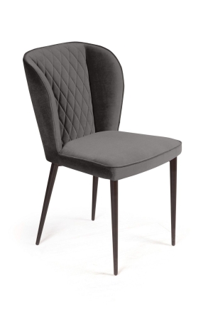 Стул Next, бархат антрацит 14