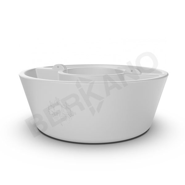 Кашпо Neva 30 белого цвета