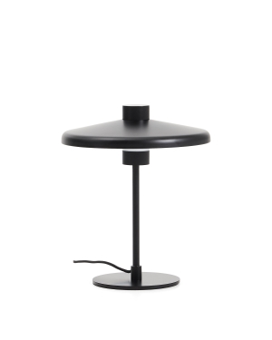 Настольная лампа Nuvira из черного металла