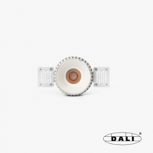 Tulipa Белый встраиваемый даунлайт без рамки 10W 55° 4000K CRI90 DALI