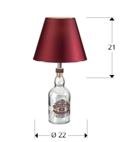 Настольная лампа Liquor Dessert Kit гранатовый абажур от интернет-магазина IDODOM.RU