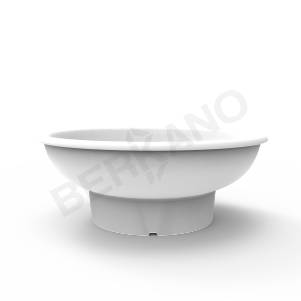 Кашпо Bowl белого цвета