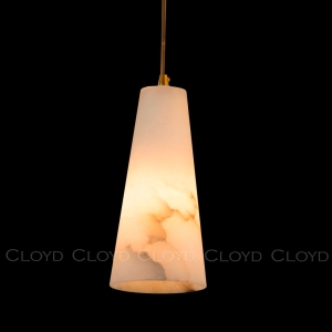 Подвесной светильник Cloyd ANNEX P1 / выс. 25 см - алебастр - латунь (арт.12352)