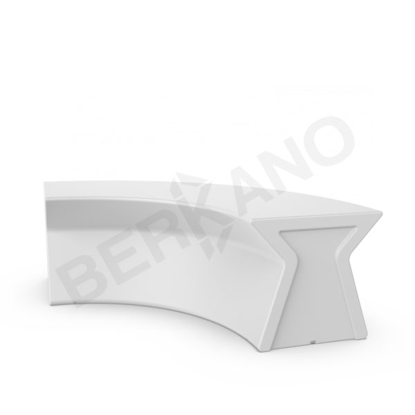 Скамейка X-seat Arc белого цвета