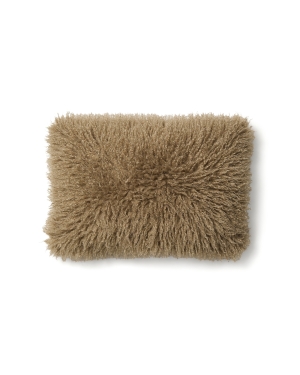 Чехол для подушки Akla из искусственного меха зеленого цвета 40 x 60 см