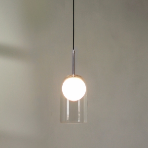 Подвесной светильник Cloyd FLAUNT-C P1 / Ø12 см - хром (арт.10793)