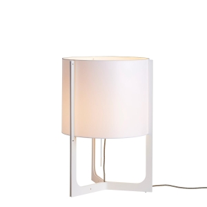 Настольная лампа Nirvana Ø 40 см белый/белый абажур