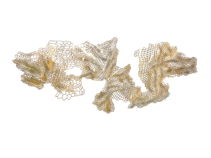 Drako Настенная скульптура золотой/стальной