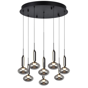 4284-8P, подвесная люстра, D520xH2000, 8xLEDx9W, 3600LM, 4000K, included