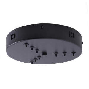 4591-220-9BL, потолочная чаша, D220xH40, цвет черный