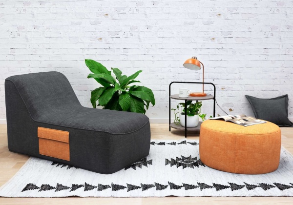 Кресло-лежак Док Фоам №80 - Терранова жаккард. Натуральная