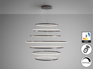 Odessa Люстра 7 арок D150 бронзовый