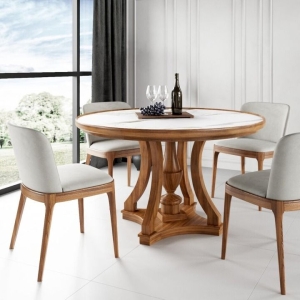 Стол Aspen 130, круглый, керамика матовая