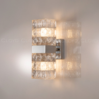 Бра Cloyd CORUND-A W2 / выс. 27 см - хром (арт.20191)