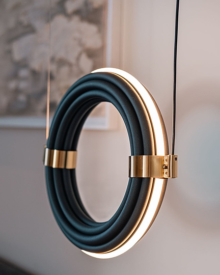 Подвесной светильник Elli C1311/S черный металл от интернет-магазина IDODOM.RU