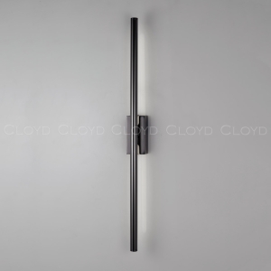 Бра Cloyd LINEAS W1 / выс. 60 см- 4000K - черный блестящий (арт.20454)