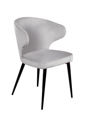 Стул Richard, бархат светло-серый 26