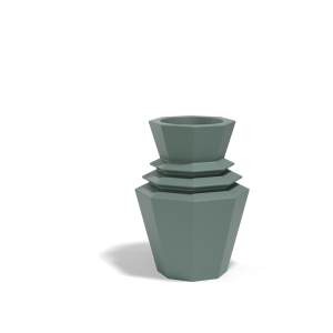 Кашпо Origami Hinoki 51x51x80