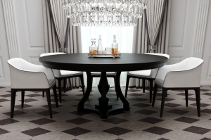 Стол Aspen 180, круглый, шпон