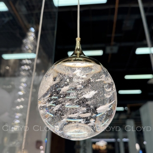 Подвесной светильник Cloyd COPERNIC P1 / Ø10 см - золото (арт.11562)