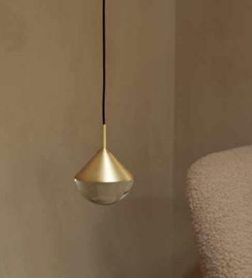 Подвесной светильник Nino латунный от интернет-магазина IDODOM.RU