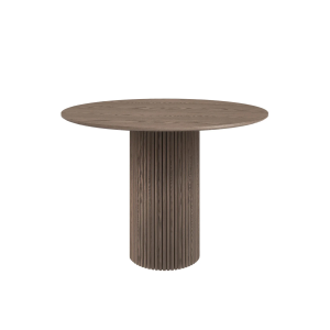 Стол круглый Denver 100, шпон / опора дерево