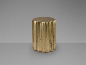 Estriada Приставной столик золотой